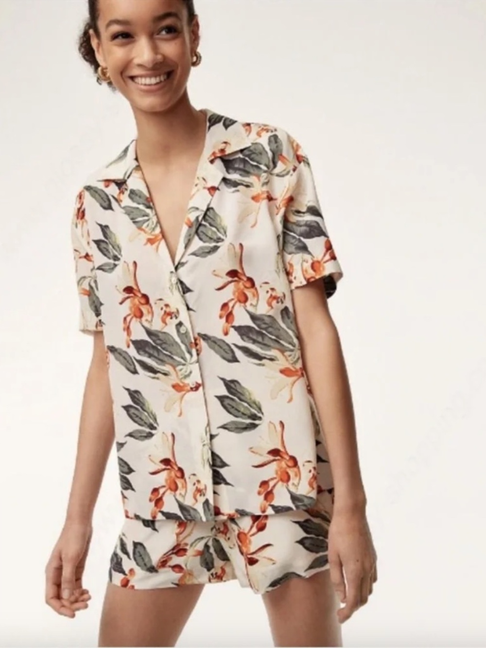 Aritzia Babaton⎜ALESSANDRO SHORT⎜BIRCH / ORANGE